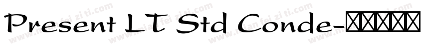 Present LT Std Conde字体转换